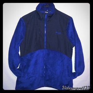 FILA SPORT Women's blue Plush Fleece size L